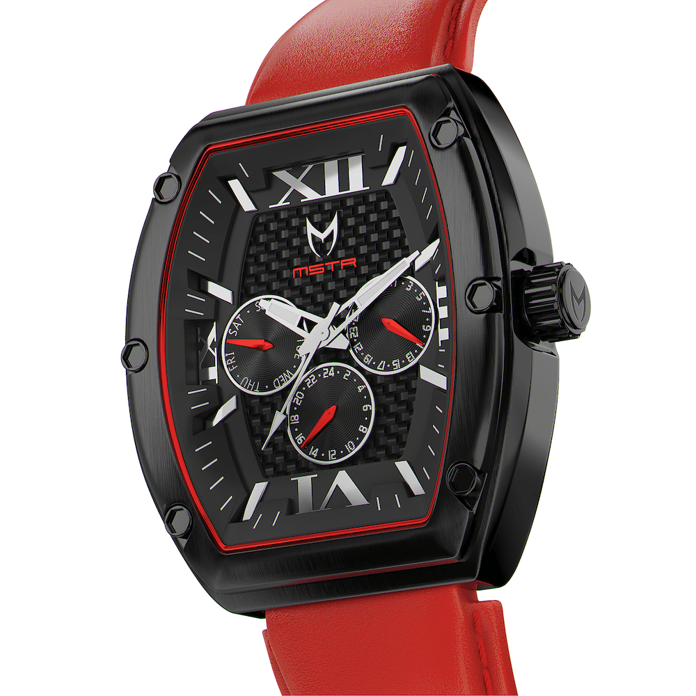 red and black watch